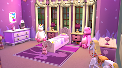 Sims 4 room:Little Princess Bedroom Sanjana Sims Studio